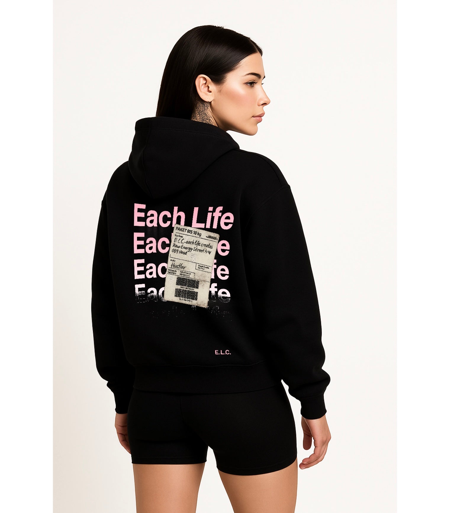 “Raw Delivery Hoodie”- Oversized Hoodie